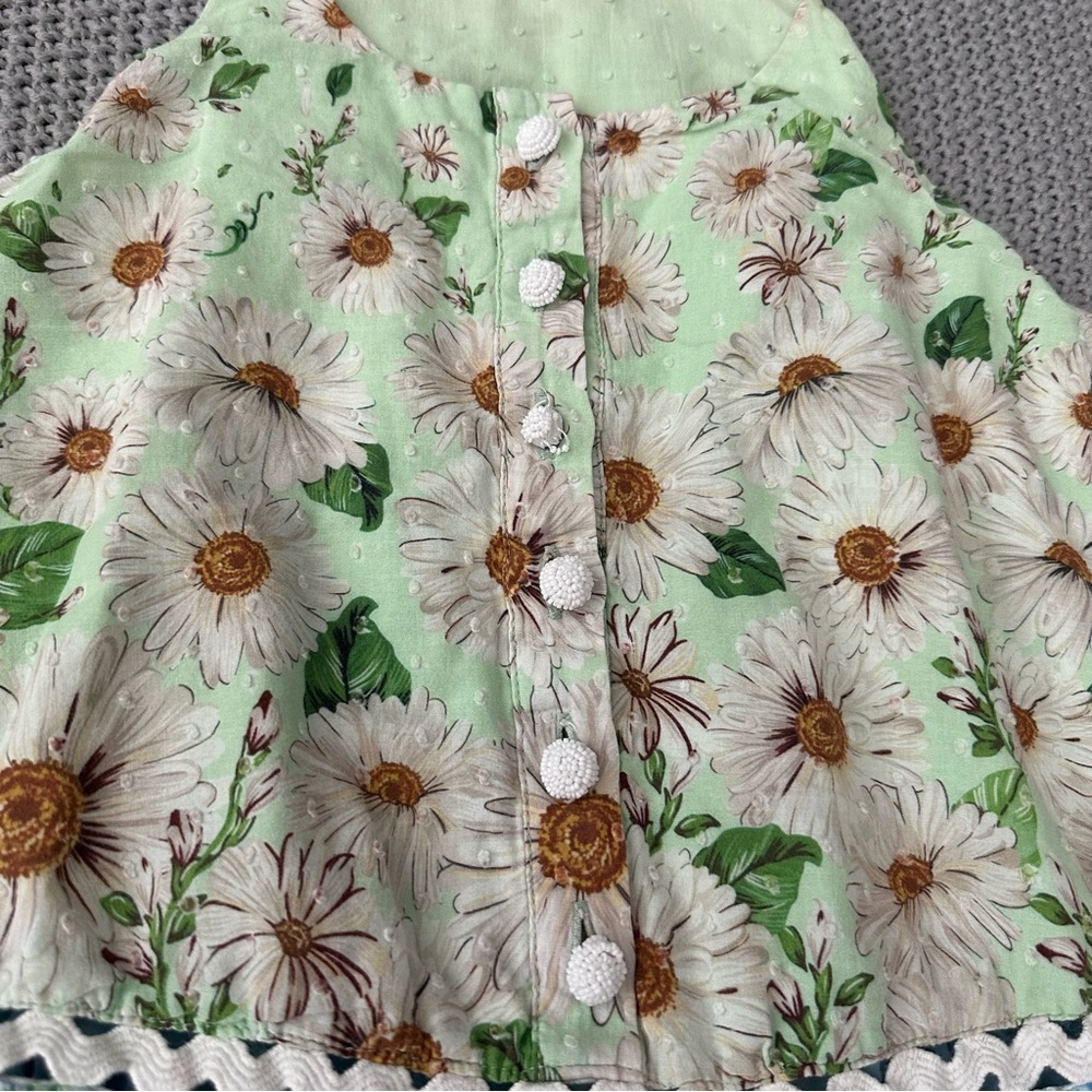 Farm Rio Mixed Floral Halter Dress Size Small - Picture 5 of 16